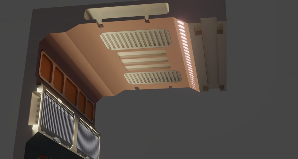 HARD SURFACE SPACE SHIP WALL preview image 2